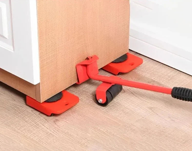 Suporte Para Levantar e Mover Móveis - Kit Com 5 Peças