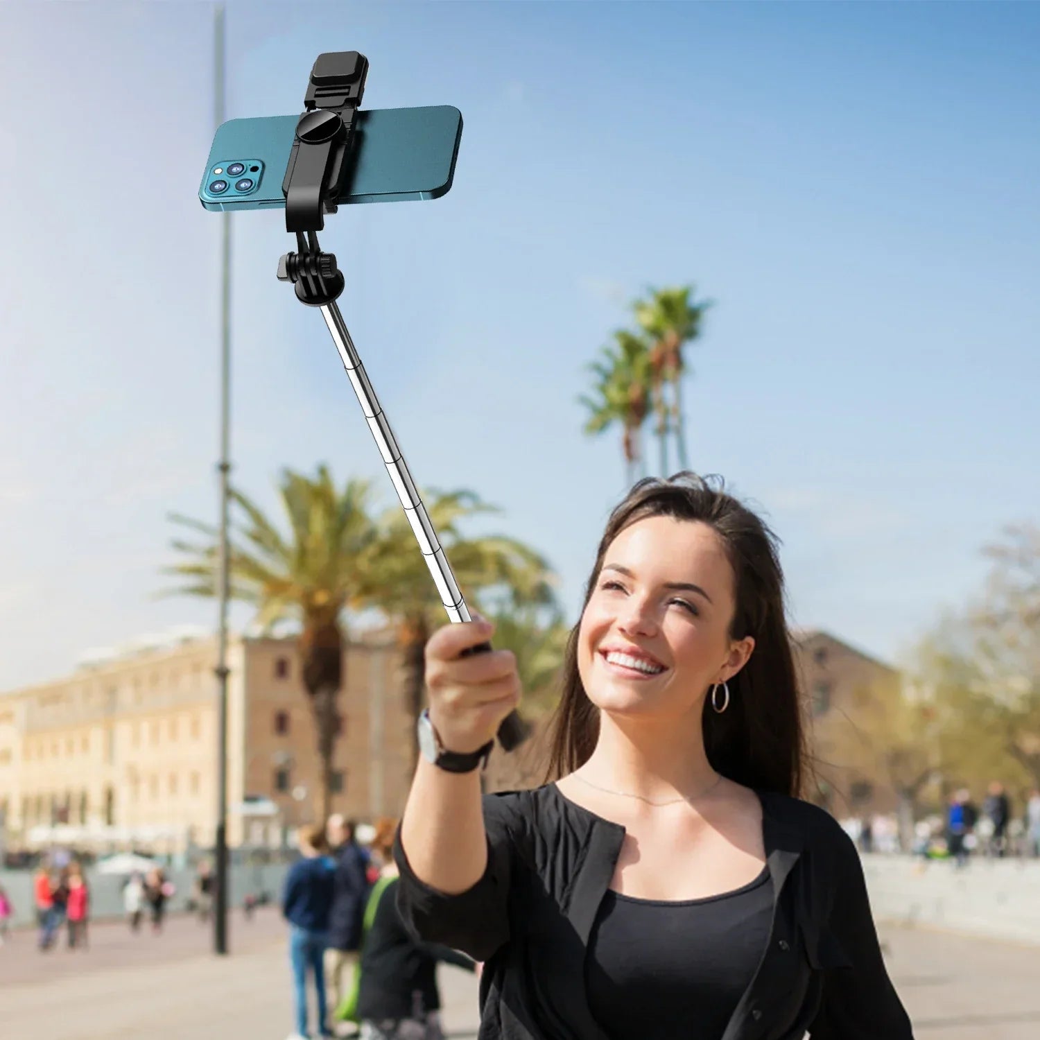 Tripé de Mão extensível Portátil para Celular